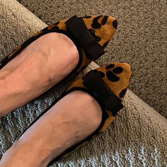 Marais USA Pointed-Toe Ballet Flats (calf hair) - Picture 4 of 7